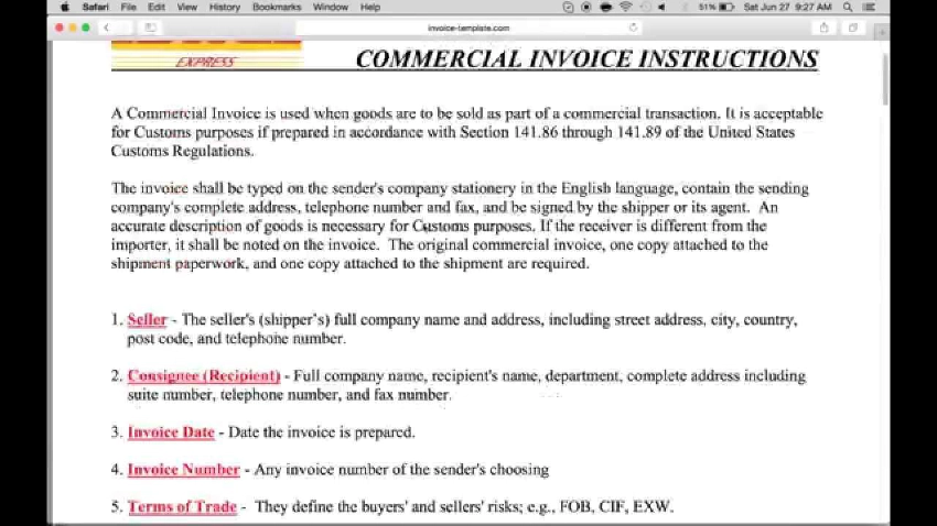 Discover What Is A Commercial Invoice And How To Complete It With Dhl